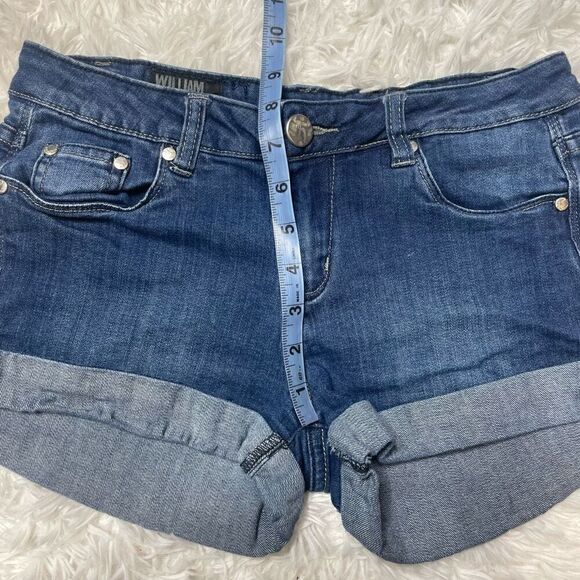 William Rast Jeans Shorts 2" Inseam Blue Denim Short Womens Size 27 - Picture 9 of 12
